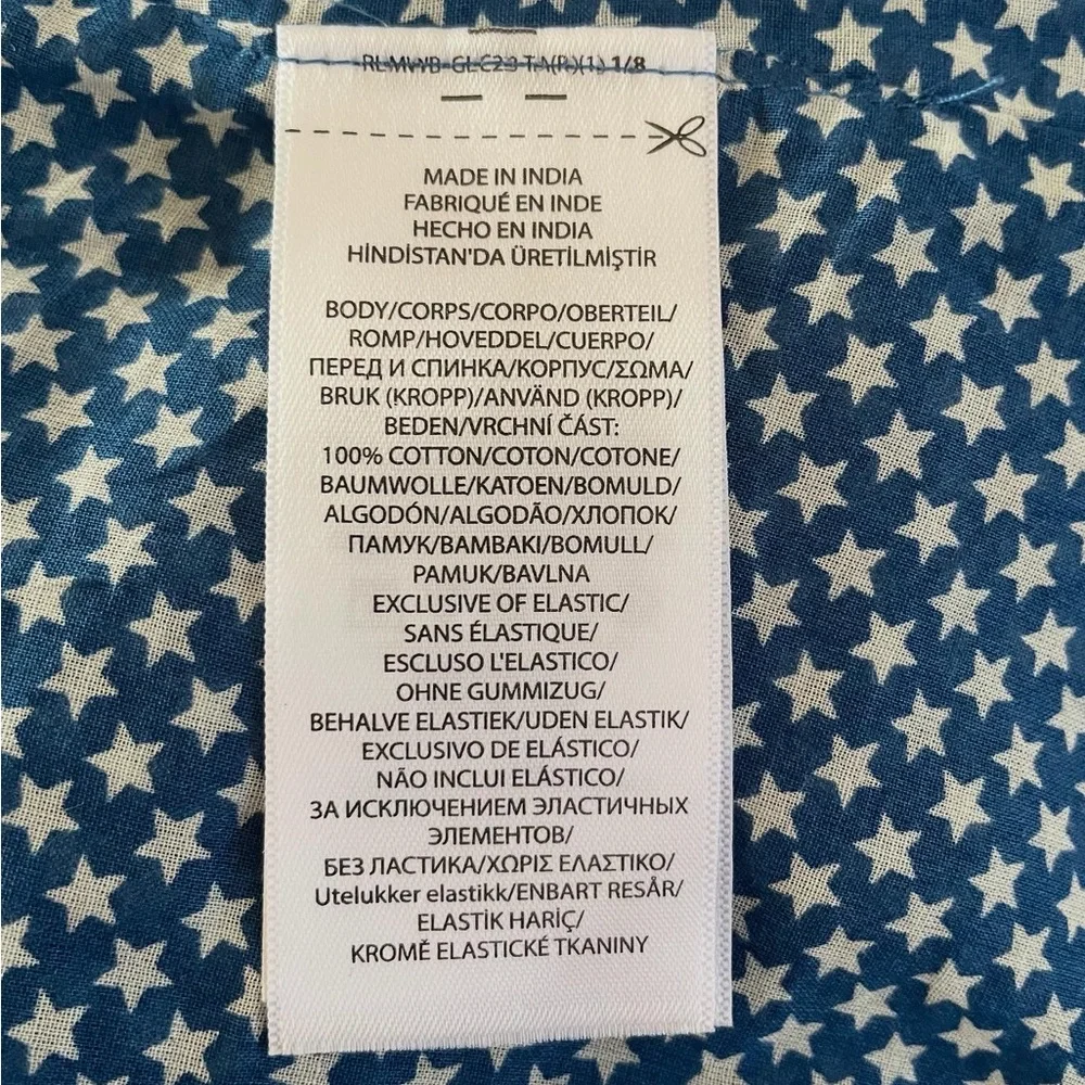 Polo Ralph Lauren blue and white star print dress! - Picture 9 of 11